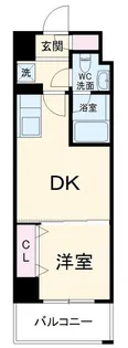 ドゥーエ二子新地【2階】の間取り