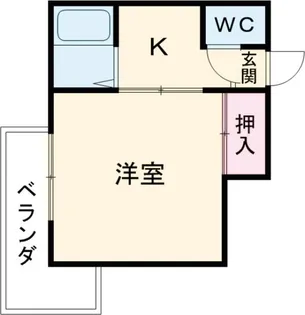 ROSEマンション【3階】の間取り