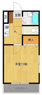 ビバリーII【2階】の間取り
