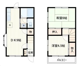トマムハイツ【1階】の間取り