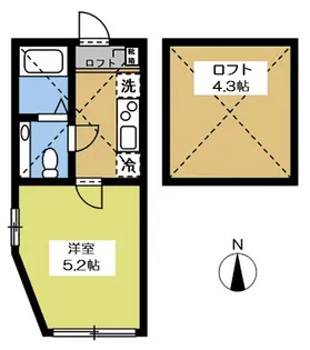 アザーレ永山II(ツー)【2階】の間取り