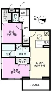 エース茜【2階】の間取り