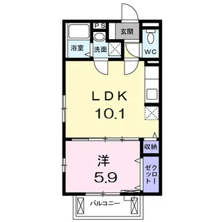 サニーヒル【2階】の間取り