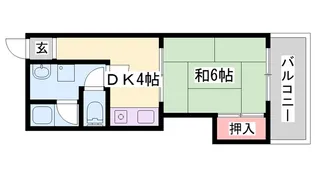プレジデントふくなが【2階】の間取り