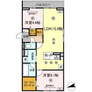 エルバ庚午【3階】の間取り