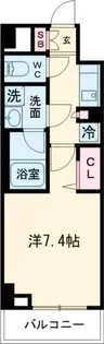 メインステージ北千住VII【6階】の間取り