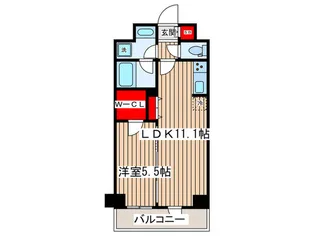 L・BASE押上South【3階】の間取り