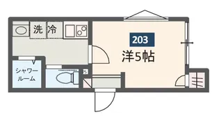 MELDIA浅草II【2階】の間取り