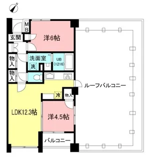 ランデス寺尾台【4階】の間取り