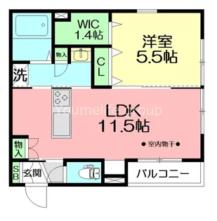 クレールエミネンス藤沢【2階】の間取り
