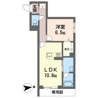 アーヴェル【1階】の間取り