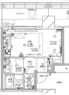 ブリリアタワー浜離宮【10階】の間取り