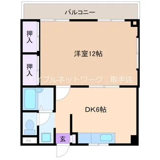エステート八重洲【2階】の間取り