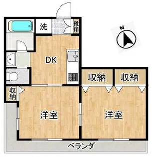 エール・キクスイ【1階】の間取り