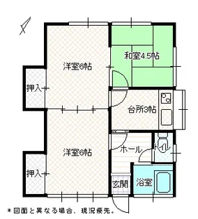 3Kの間取り画像