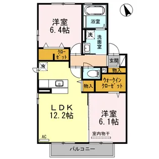 ドリームキャンパス III【2階】の間取り