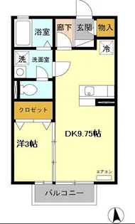 愛知県東海市加木屋町1【アパート】の間取り