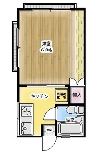 第6佐々木ハイツ【1階】の間取り