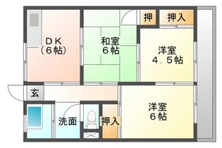 沖田コーポラス【2階】の間取り