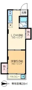 木戸マンション【2階】の間取り