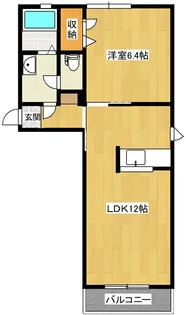 福島県郡山市菜根2【アパート】の間取り