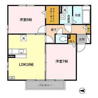 セジュール モカ【2階】の間取り