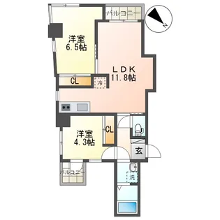 長崎県長崎市平野町【マンション】の間取り