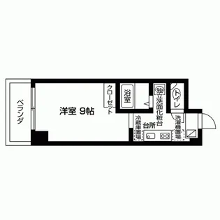 スクエアK2宝塚【2階】の間取り