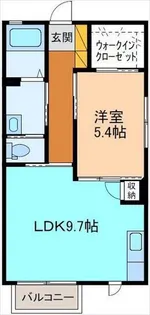 サンライズ ヴィラ【1階】の間取り