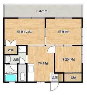 AK21【2階】の間取り