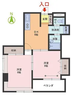 メゾンDEフェニックス【4階】の間取り