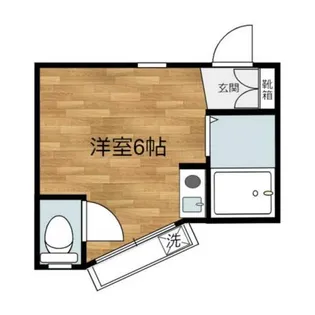 ハイツフィールドI【2階】の間取り