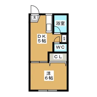 バルコン・ソレール【1階】の間取り