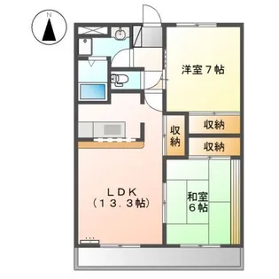 愛知県尾張旭市向町1【マンション】の間取り