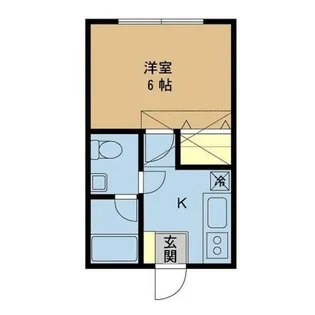 ベルシオン新潟I【1階】の間取り