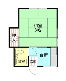 コーポかどC【2階】の間取り