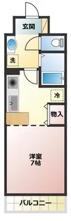 ポコアポコ明石鍛治屋町5番館【5階】の間取り