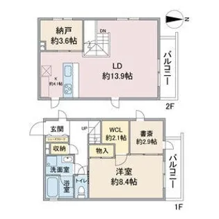 Celenest浄心の間取り