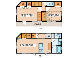 神奈川県秦野市上今川町【一戸建】の間取り