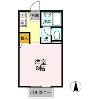 レジデンス高柳 A棟【2階】の間取り