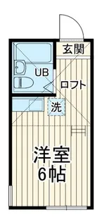 ユナイト衣笠モニカベルッチ【2階】の間取り