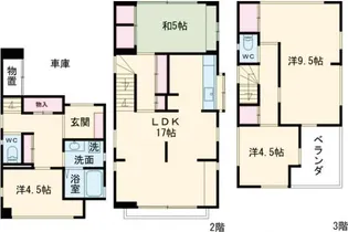 東京都国分寺市内藤1【一戸建】の間取り