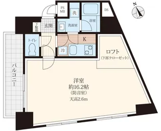 ラシクラスEX東京ベイ【4階】の間取り