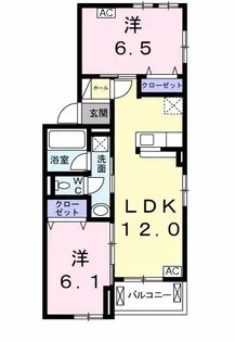 クレメントR【2階】の間取り