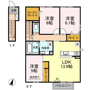 ヴァン ダンジュの間取り