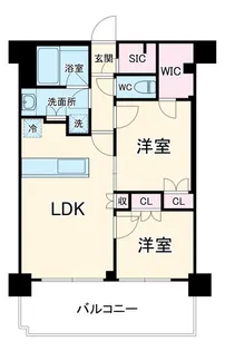 リバーレ鷺沼【4階】の間取り