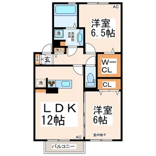 グレース ソシア【2階】の間取り