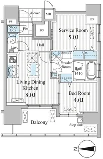 東京都台東区雷門2【マンション】の間取り