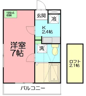 エテル ネージュ【2階】の間取り