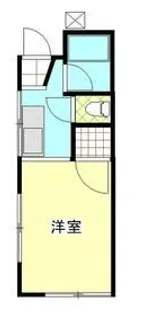 井上コーポ【1階】の間取り